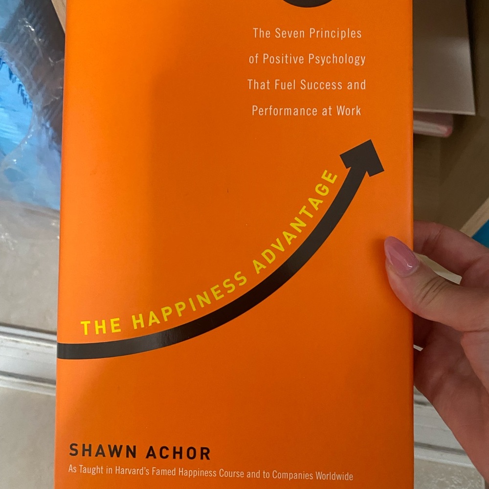 The Happiness Advantage Book by Shawn Achor